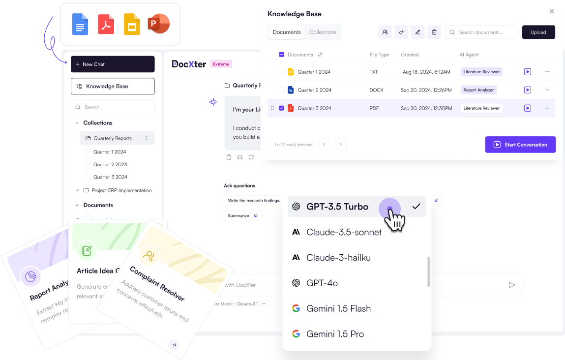 DocXter's Dashboard