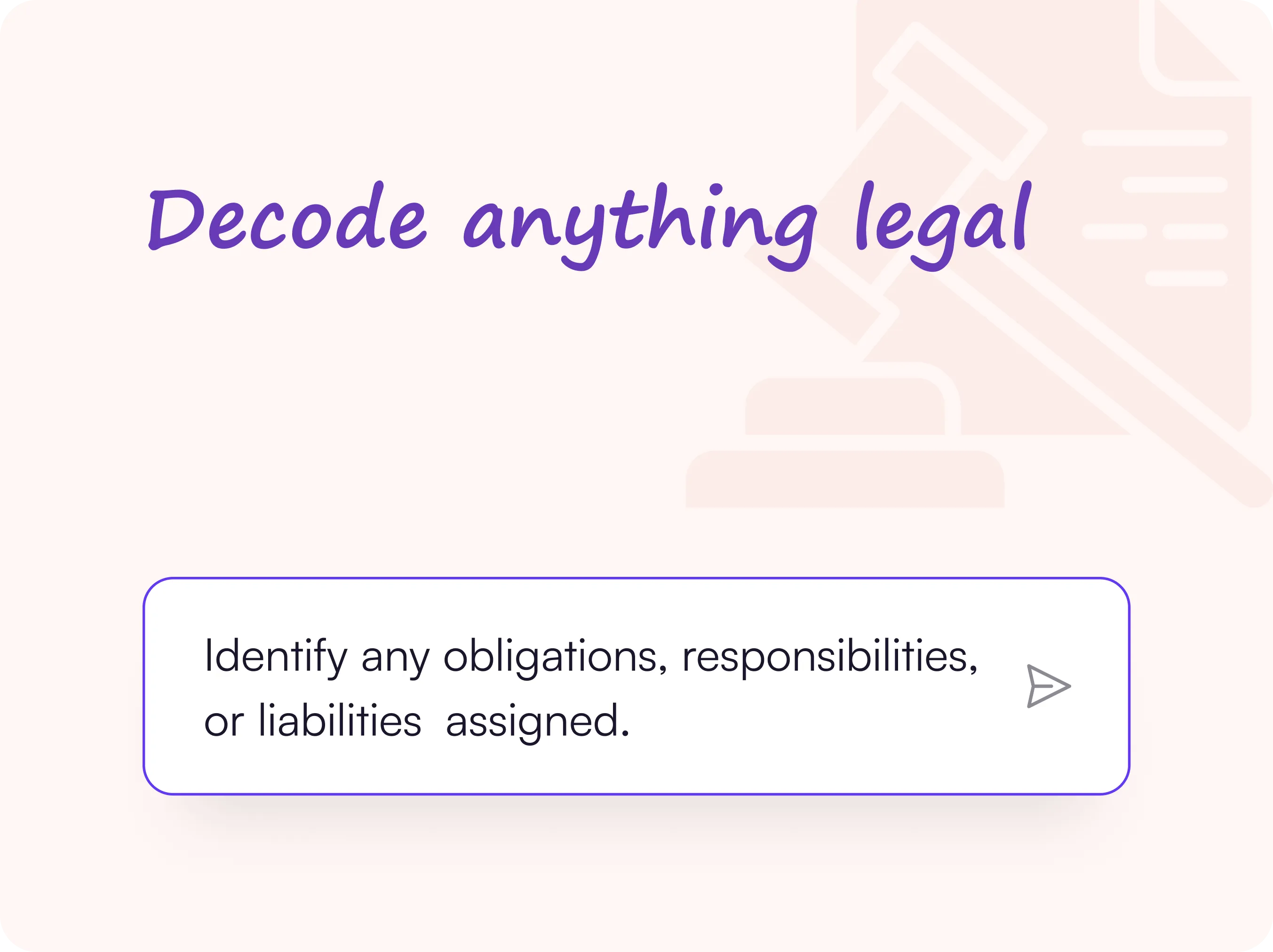 Use case - Prompt to decode any legal document(s) with DocXter as an AI for legal documents