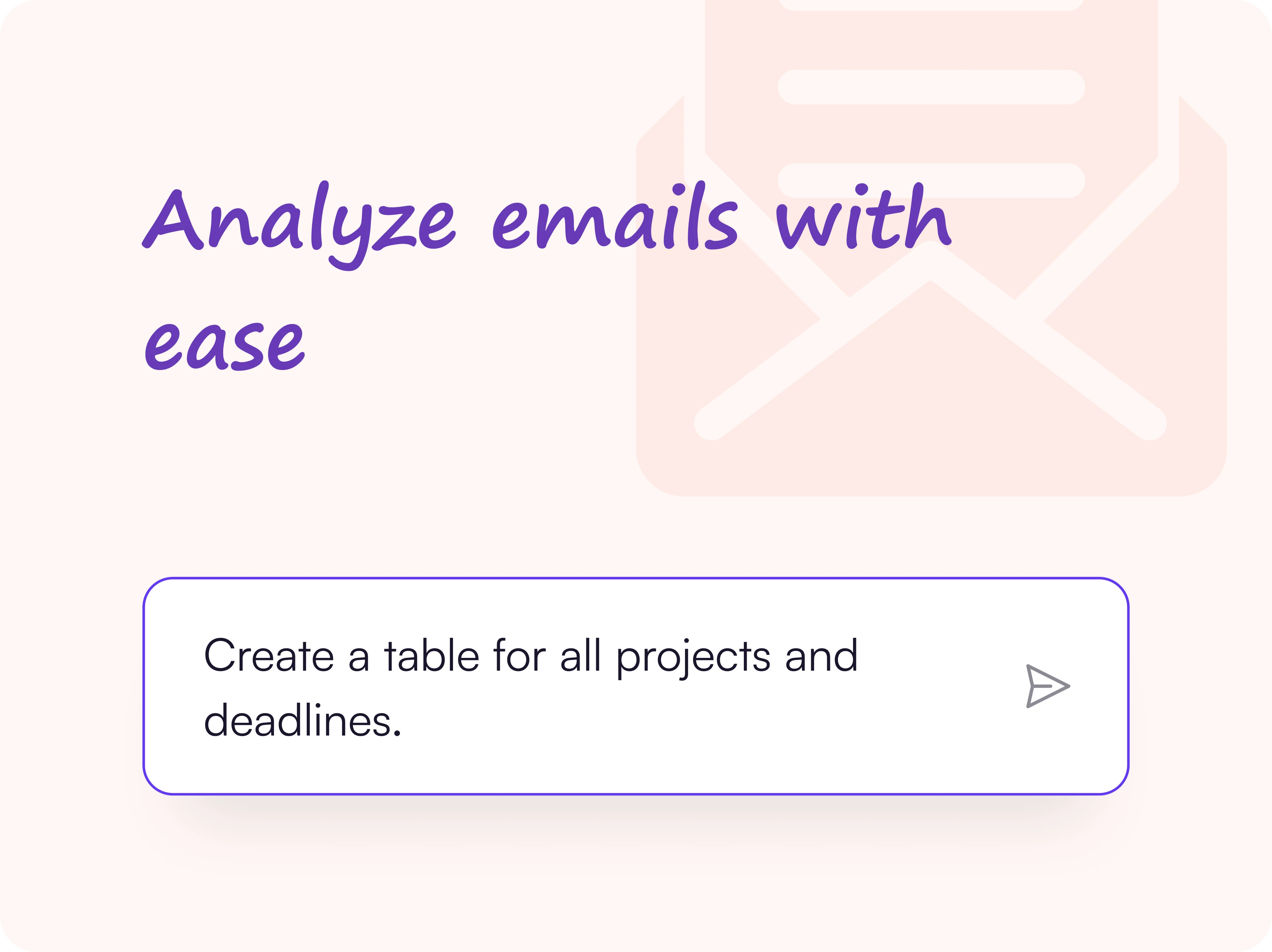 Prompt to analyze emails with the best AI email assistant